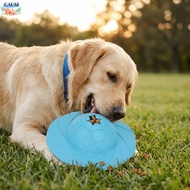 CAUSI Dog Disc Feeder, Bite Resilient Round Disc Shape Pet Food Dispensing Toy, Slow Feeding Functio