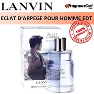 Lanvin Eclat d'Arpege Pour Homme EDT for Men (100ml) [New 100% Authentic Perfume FragranceCart] Eau 