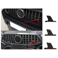 1X ABS grill grille emblem For AMG Mercedes W212 W202 W211 W210 W205 CLA CLS GLK Grille Sticker Embl