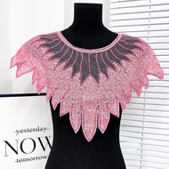 JIYAN2866 Embroidery Lace Frontal Rhinestone Applique Heavy Duty Luxury Womens Clothing Apparel Remo