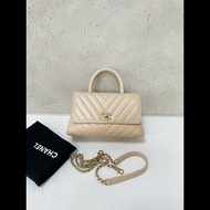 Chanel V Sharp Coco Handle Small 小號 裸粉色