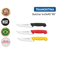 TRAMONTINA 24621 Butcher Knife / Lapah Knife / Slaughter Knife 6" 8" 10" 12"