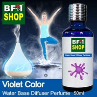 Aromatic Water Base Perfume (WBP) - Violet Color - 50ml Diffuser Perfume