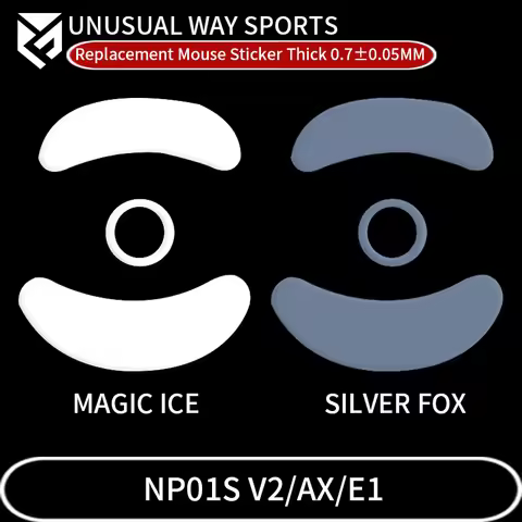 UnusualWaySports Mouse Skates Feet NP01S V2 AX E1 Wireless Cambered Surface PTFE Anti Collapse Magic