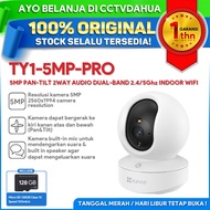 EZVIZ TY1-5MP-PRO 5MP PAN-TILT 2WAY AUDIO DUAL-BAND 2.4/5GHZ INDOOR WIFI FREE MICRO SD 128GB