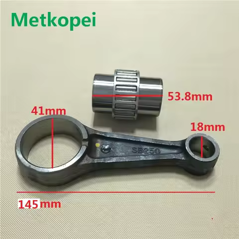 Motorcycle CG250 ZS250 crankshaft connecting rod for Honda 250cc CG 250 con rod with needle bearing 