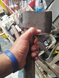 Kampak Kapak Baja asli Cacah Tulang Gagang Aren Berkualitas Ukuran JUMBO Murah