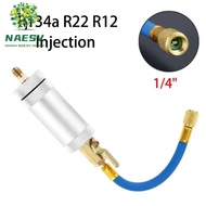 NAESV Car Air Conditioner Refiller, 2Oz Capacity Convenient R134A Liquid Fuel Injector, Rational Des