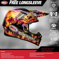 terlaris Helm Bell Moto-9S Flex Tagger Tropical Fever dirt Full Face