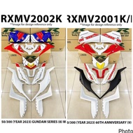 CoverSet Yamaha XMax V2 X-Max 2023 2024 250CC Cover Set White Gundam 60TH Anniversary Putih Plug And Play PNP