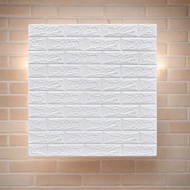 3D Foam Wall Stickers - Self-Adhesive Removable Wallpaper Background, Shock-Proof Soft Padding, Wate