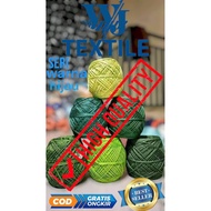 HIJAU SHINE POLIY KNITTING YARN & DOP D27 GREEN SERIES