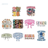 【3C】 10PCS Senior twenty twenty six Graduation Transfers PVC Impermeable Transfers For School Materi