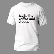 FUELED BY COFFEE ROUNDNECK SHORT SLEEVE T SHIRT CC A333