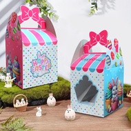 Ribbon Box (Easter)| Cake Cup Box| Size 9 x 9 x 9.5 cm (1 Pack of 10 Pcs)