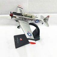 โมเดลเครื่องบิน LT-6G อเมริกา T-6เท็กซัส1/72โมเดลเครื่องบินรบทหารโมเดลครูฝึกอากาศยานคอมโพสิตโลหะแบบค