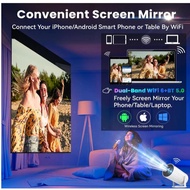 Hy300Pro Projector Wifi Bluetooth Cinema Android 11.0 Led Small Projector projektor 4K Android Mini 