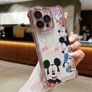 Case Redmi A5 4G A3 4G A3X A1+ A2+ A1 4G A2 4G 9C 10A 9A 9 9T 8 8A Pro 8A Cartoon Mickey Donald Duck
