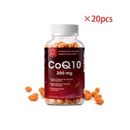 BEAU COQ10 Coenzyme Q10 200mgมังสวิรัติฟรีกลูเตนส่งเสริมสุขภาพหัวใจและหลอดเลือดสุขภาพหัวใจให้พลังงาน