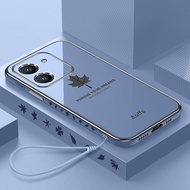 Case Maple Vivo Y27s NFC Casing Terbaru Ponsel Case Plating Silikon