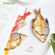 DOREEN Simulation Fish Meat Sticky Notes for Home Office Cute Notepad 50pcs Creative Child Self-Adhe