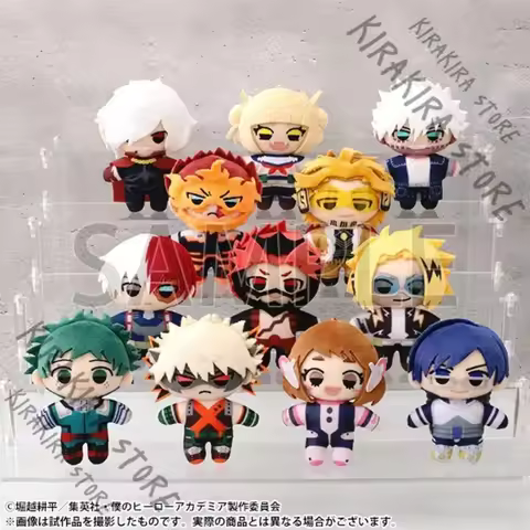 My Hero Academia Iida Tenya Todoroki Shoto Anime Cotton Figurine Pendants Cosplay Keychain Mascot Of