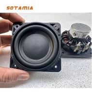 SOTAMIA 2Pcs 3 Inch Midrange Woofer Speaker 4 Ohm 50W Long Stroke Audio Loudspeaker DIY Bluetooth Sp