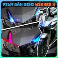 DEMI WINNER X titanium color stickers decorate HONDA WINNER X cars in many colors