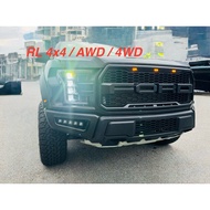 Ford ranger T6 T7 T8 Convert F150 raptor wide bodykit body kit front bumper grill rear fender cover 