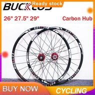 BUCKLOS MTB bike Wheelset 26'' 27.5'' 29'' Mountain Bike Wheel Set Caibon Quick release Front Rear Wheel bike parts