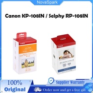 【Ready stock】Canon KP-108IN Selphy RP-108IN  Color Ink Photo Paper Set 3115B001(108pcs)