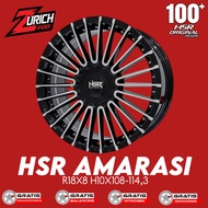 R18 Hsr Wheel Amarasi Pcd 5x100 5x114.3 Spoke Car Rims For Ft86 Avanza New CrvZenix