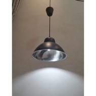 Industrial cafe hanging lamp shade stainless black 16in 16 inch 38cm anti-rust