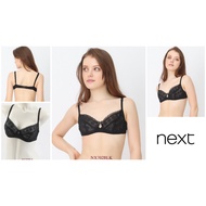 Next Women's Bra Wire Without Foam Cup 3/4 Mesh Transparent Big Size 32E 32F 32G 34DD 34E Underwear 