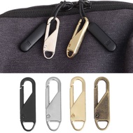 【COD】4PCS ที่ถอดออกได้ซิปดึงสำหรับเสื้อผ้า Zip Fixer กระเป๋าเดินทางรองเท้ากระเป๋าเดินทางกระเป๋าเป้สะพายหลังซิปโลหะ Slider DIY ชุดเย็บผ้า