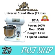 Golden Bull B7 Commercial Food Mixer Stand Mixer 7 Liter 1.2kg Dough 300w 10 Speed Adjustable Cake Mixer Baking