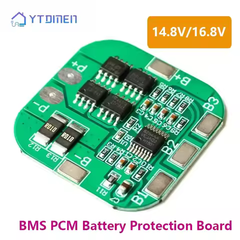 4S 14.8V/ 16.8V Peak Li-ion BMS PCM 18650 Battery 20A Protection Board Bms Pcm for Lithium LicoO2 Li