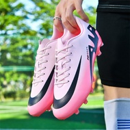 Men's Soccer Shoes Tf/fg High Quality Children's Football Boots Outdoor Anti-slip Training Sneakers 