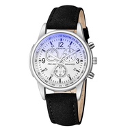 Clearance！Geneva Mens Sport Fashion Watches Casual Leather Strap Quartz Wrist Watch Men Military