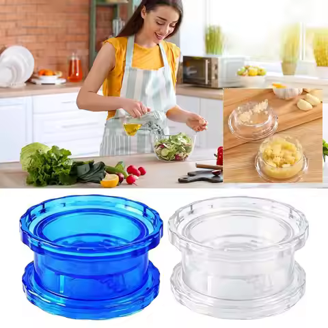 1pcs Household Classic Peeling Garlic Garlic Crusher Crusher Food Processor Garlic Press Roll Crushe
