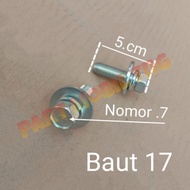 Bolt Bolt Size 17 Length 5cm ORIGINAL