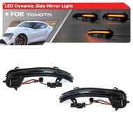 2x Smoked For Toyota GR Supra A90 MK5 2020+ Sequential Dynamic Led Side Mirror Marker Turn Signal As