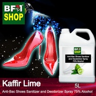 Antibacterial Shoes Sanitizer and Deodorizer Spray (ABSSD) - 75% Alcohol with lime - Kaffir Lime - 5L