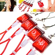 Keychain For Blood Type AB Keychain For Blood Type A Gift Charm Keychain PVC Pendant Keychain DIY Jewelry Making