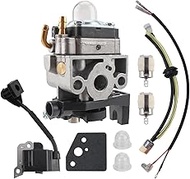 AUTOKAY Carburetor Carb for Honda FG110 FG110K1 HHT25S GX25 GX25N GX25NT 4 Cycle Engine Replaces 161