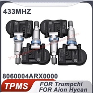 4PCS TPMS Sensor Tire Pressure Sensor for Trumpchi E8 E9 GA6 GA8 GS4 GS5 GS8 Aion HYPTEC S V Y PLUS 