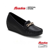 Bata Comfit บาจา คอมฟิต รองเท้าเพื่อสุขภาพ รองเท้าทำงาน รองเท้าสุภาพ พร้อมเทคโนโลยี Wellness นวดเท้า ใส่สบาย สำหรับผู้หญิง รุ่น ZAYNAB สีดำ 6516734