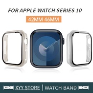 【S11/10】Screen Protector+Case For Apple Watch Series 11 10 42mm 46mm Tempered Glass Cover iWatch 46m