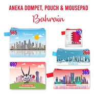 GANTUNGAN Bahrain Souvenir Wallet Pouch Mouse Pad Pin Magnet Keychain Landmark Country Souvenirs