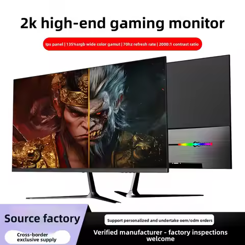 21.5 Inch Full HD 1080P LCD Monitor for Gaming PC Office Home Use Ultra Slim Bezel Free Display Scre